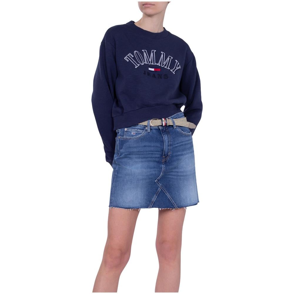 Minigonna Destrutturata In Denim - Foto 2