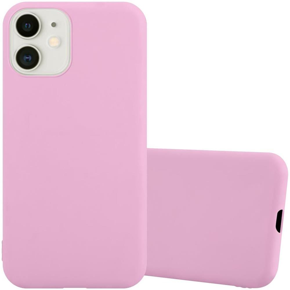 Custodia Compatibile Con Apple Iphone 12 Mini (5,4"" Zoll) In Candy Rosa - Coperchio Protettivo In Silicone Tpu Flessibile - Foto 1