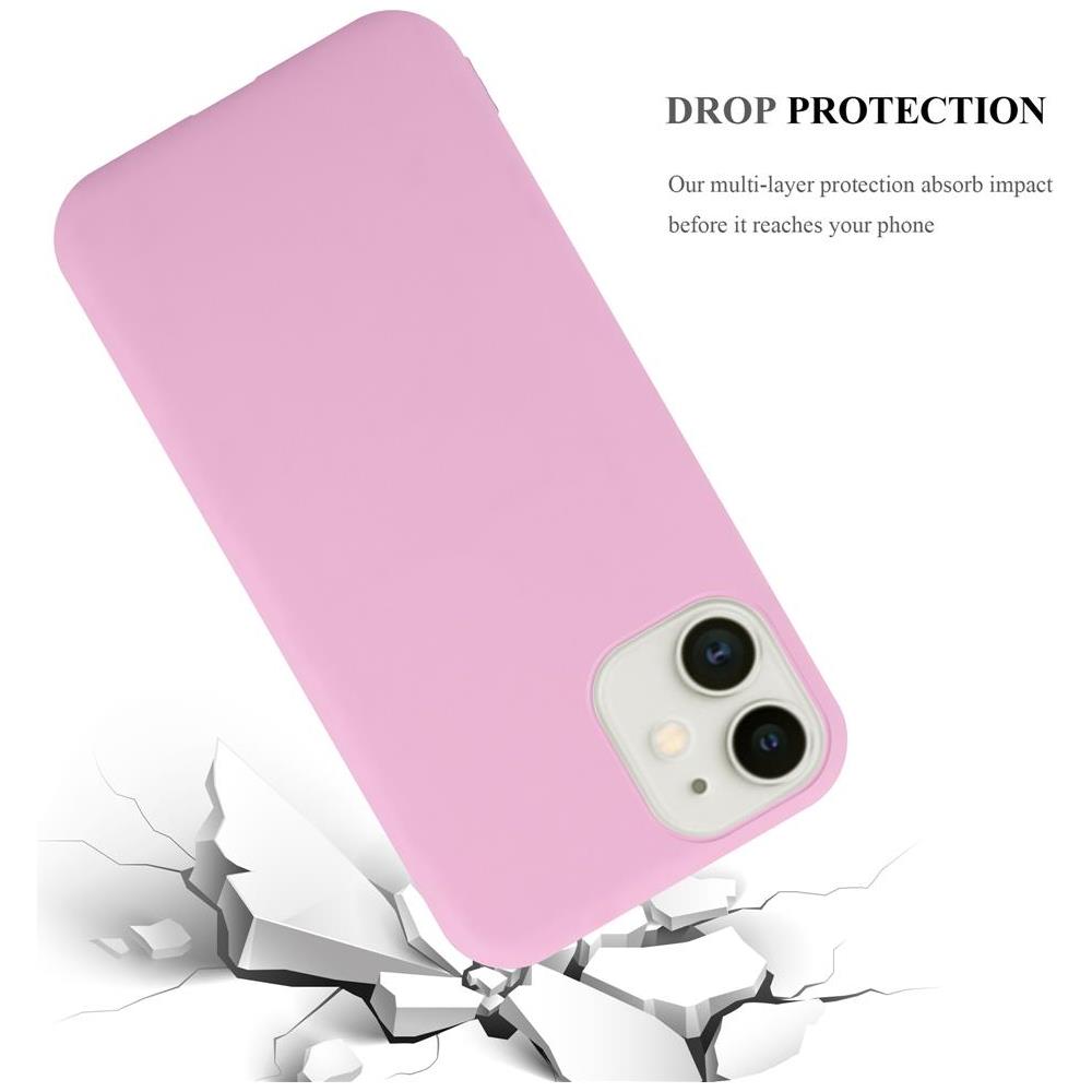 Custodia Compatibile Con Apple Iphone 12 Mini (5,4"" Zoll) In Candy Rosa - Coperchio Protettivo In Silicone Tpu Flessibile - Foto 8