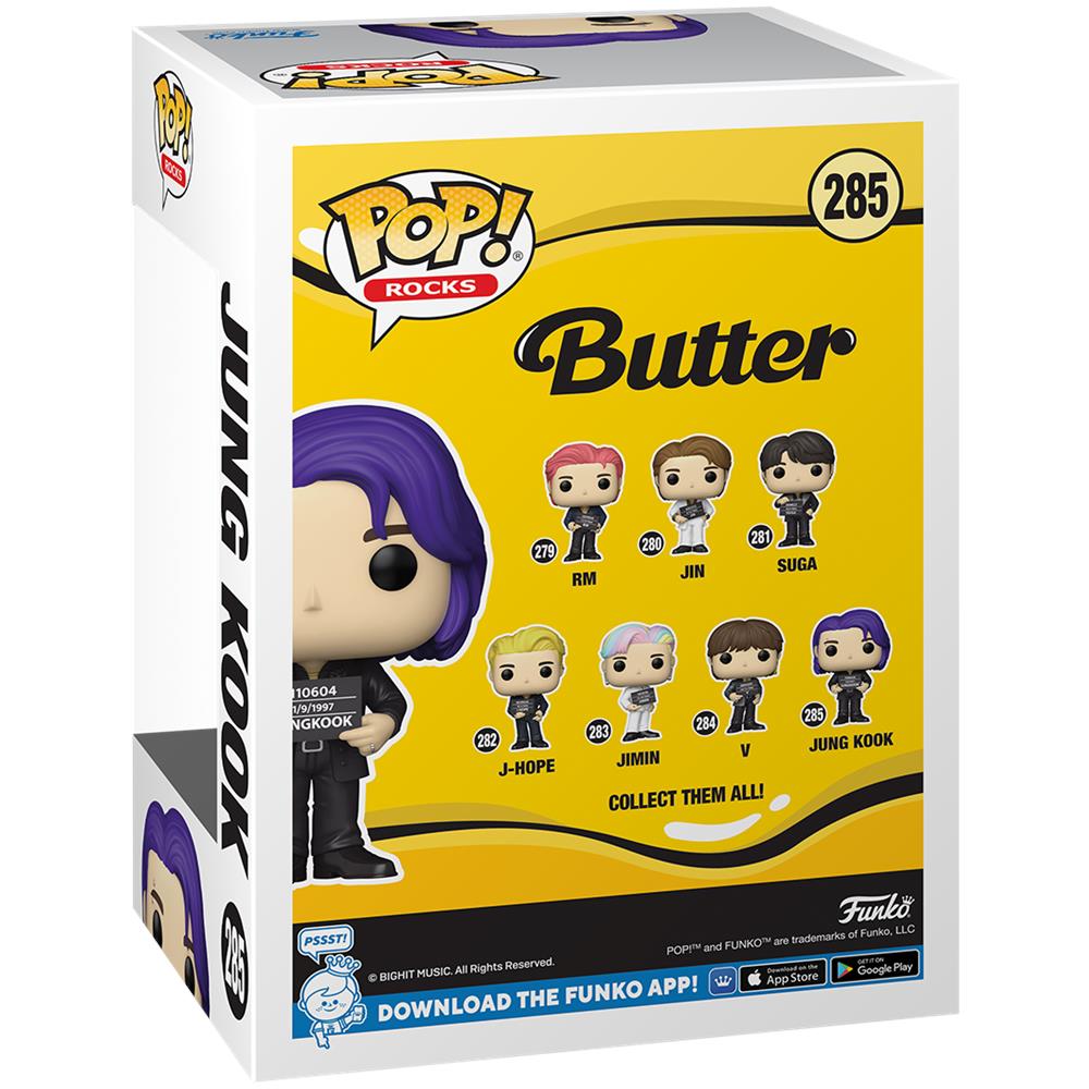 Bts Pop! Rocks Vinyl Figure Jung Kook (butter) 9 Cm - Foto 2