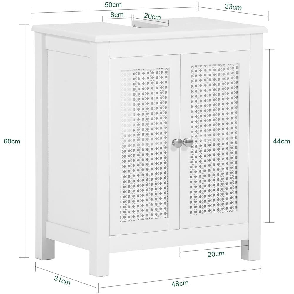 Mobile Sottolavabo 50x33x60cm Bzr35-w - Foto 2
