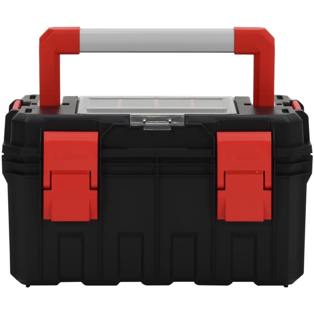 Cassetta Degli Attrezzi Nera E Rossa 45x28x26,5 Cm - Foto 2