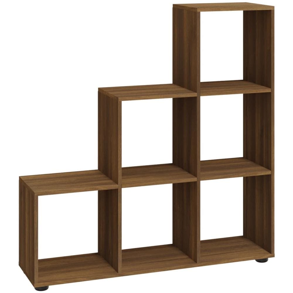 Libreria A Scala Rovere Marrone 107 Cm In Legno Multistrato - Foto 2