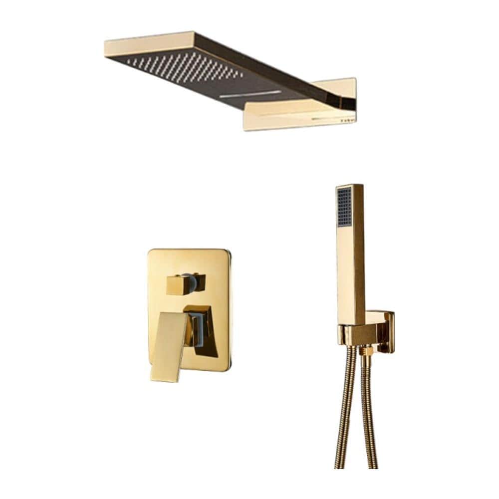 Miscelatore doccia, Blackswan, tipo M86, modello oro lucido, misura 55 cm - Foto 1