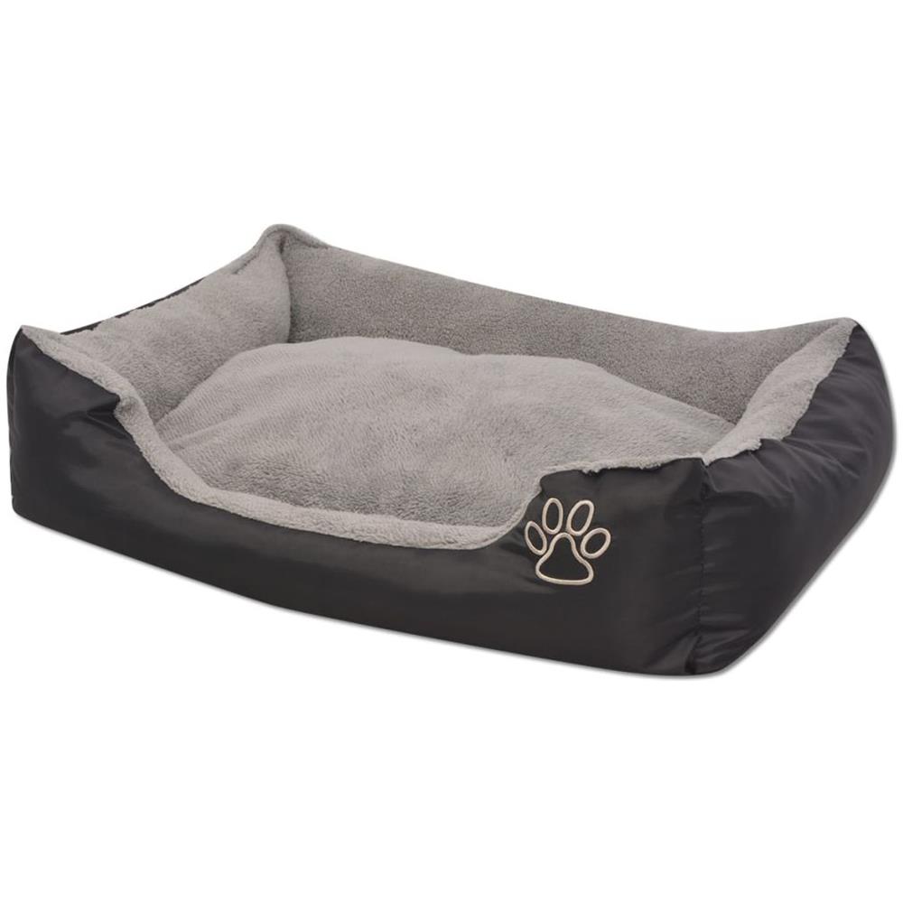Cuccia Per Cani Con Cuscino Imbottito Taglia M Nero - Foto 2