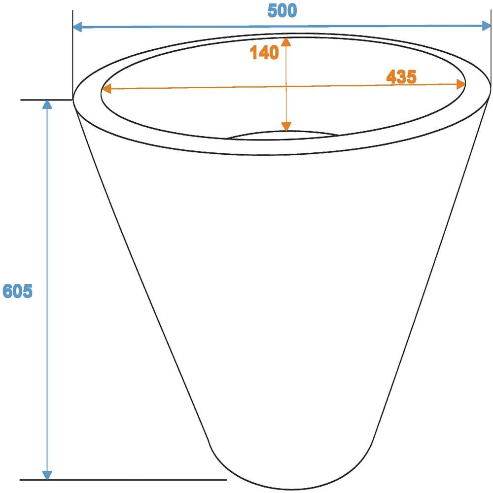 Fiberglasspot, Verde, 44x61cm - Foto 1