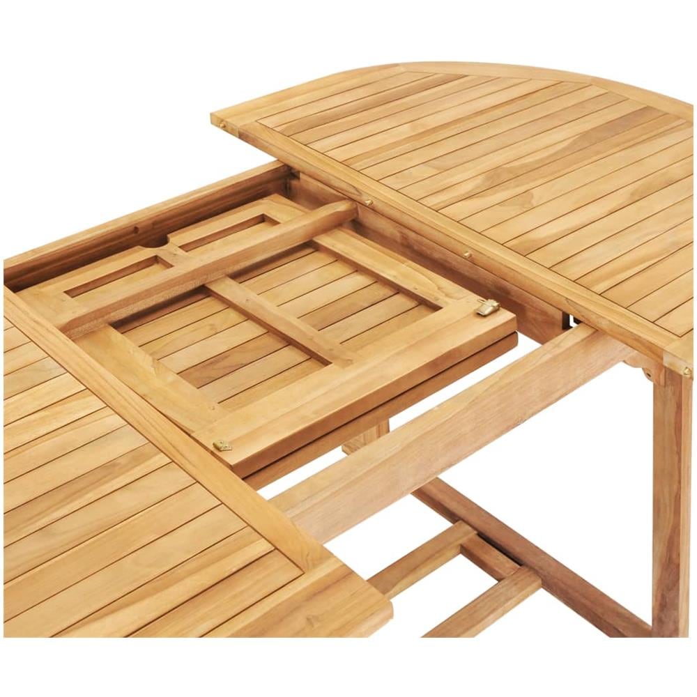 Tavolo Da Pranzo Allungabile (150-200) x100x75 Cm In Teak - Foto 7