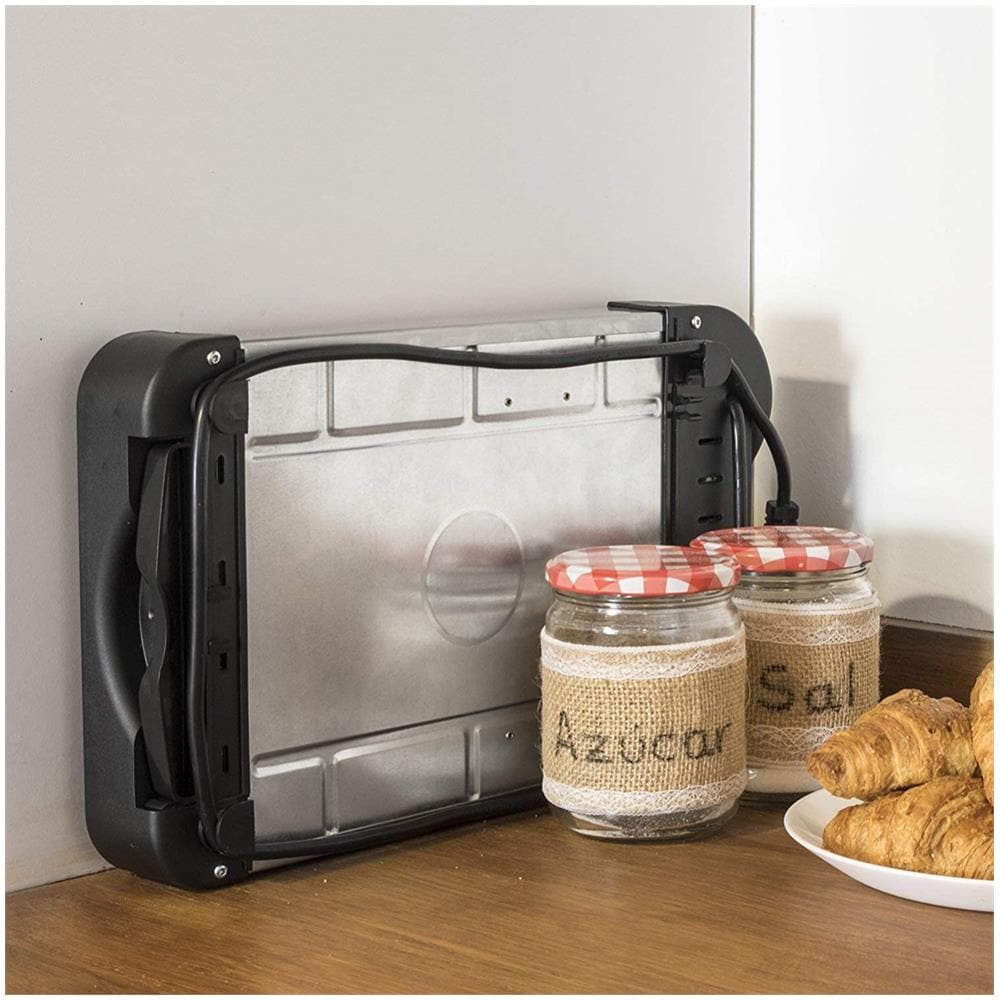 Tostapane Easy Toast Basic Potenza 900 W Colore Nero / Inox - Foto 5