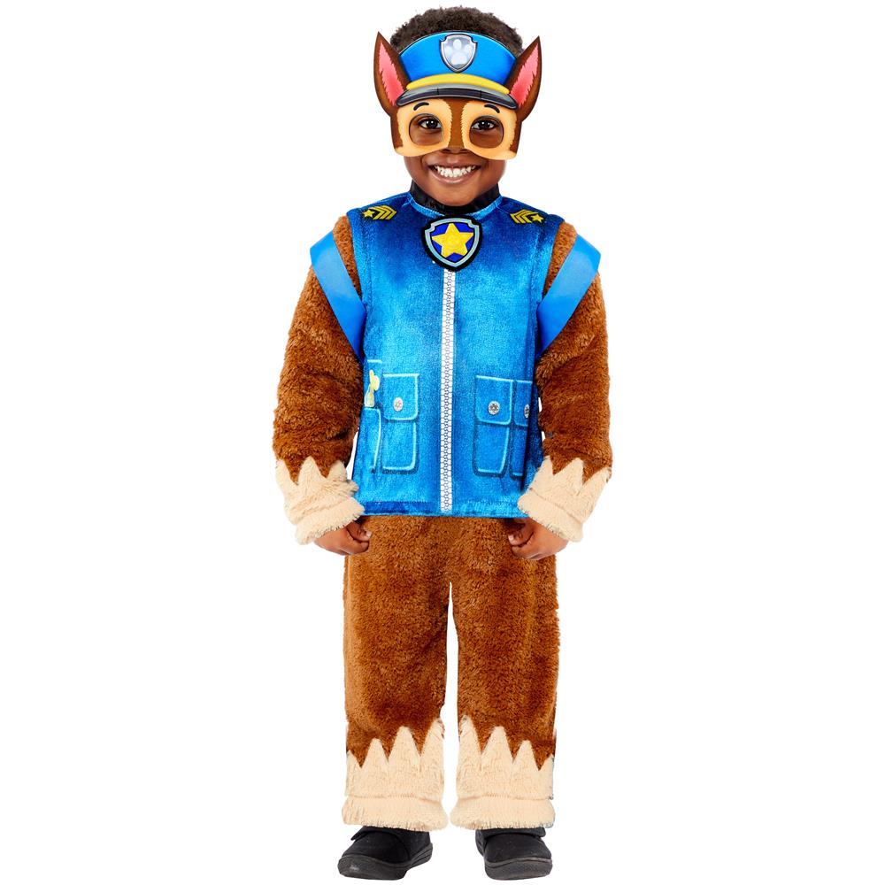 Amscan - Costume Deluxe Chase Paw Patrol Bambino - Taglia: 4 - 6 Ans (110 Cm)  - Foto 1