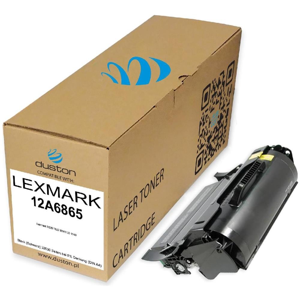 TONER COMPATIBILE - 2x 12a6865 Negro Compatible Con Lexmark T620 T622 Ibm1130 1140 - Foto 2