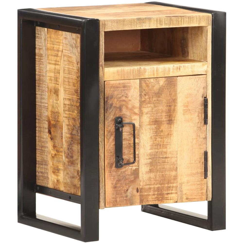 Comodino 40x35x55 Cm In Legno Massello Di Mango - Foto 7