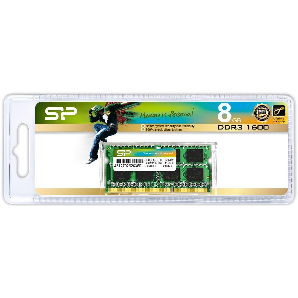 8GB DDR3 1600 MHz, DDR3, Computer portatile, 204-pin SO-DIMM, 512M x 8, 1 x 8 GB, SO-DIMM - Foto 1