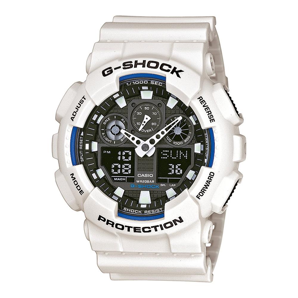 GA-100B-7AER Orologio da polso Maschio Elettronico Bianco - Foto 1