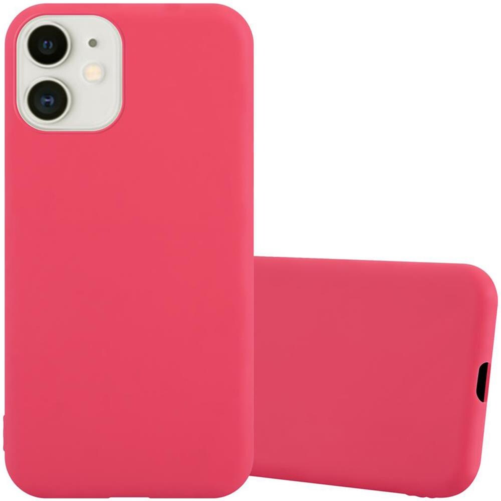 Custodia Compatibile Con Apple Iphone 12 Mini (5,4"" Zoll) In Candy Rosso - Coperchio Protettivo In Silicone Tpu Flessibile - Foto 1