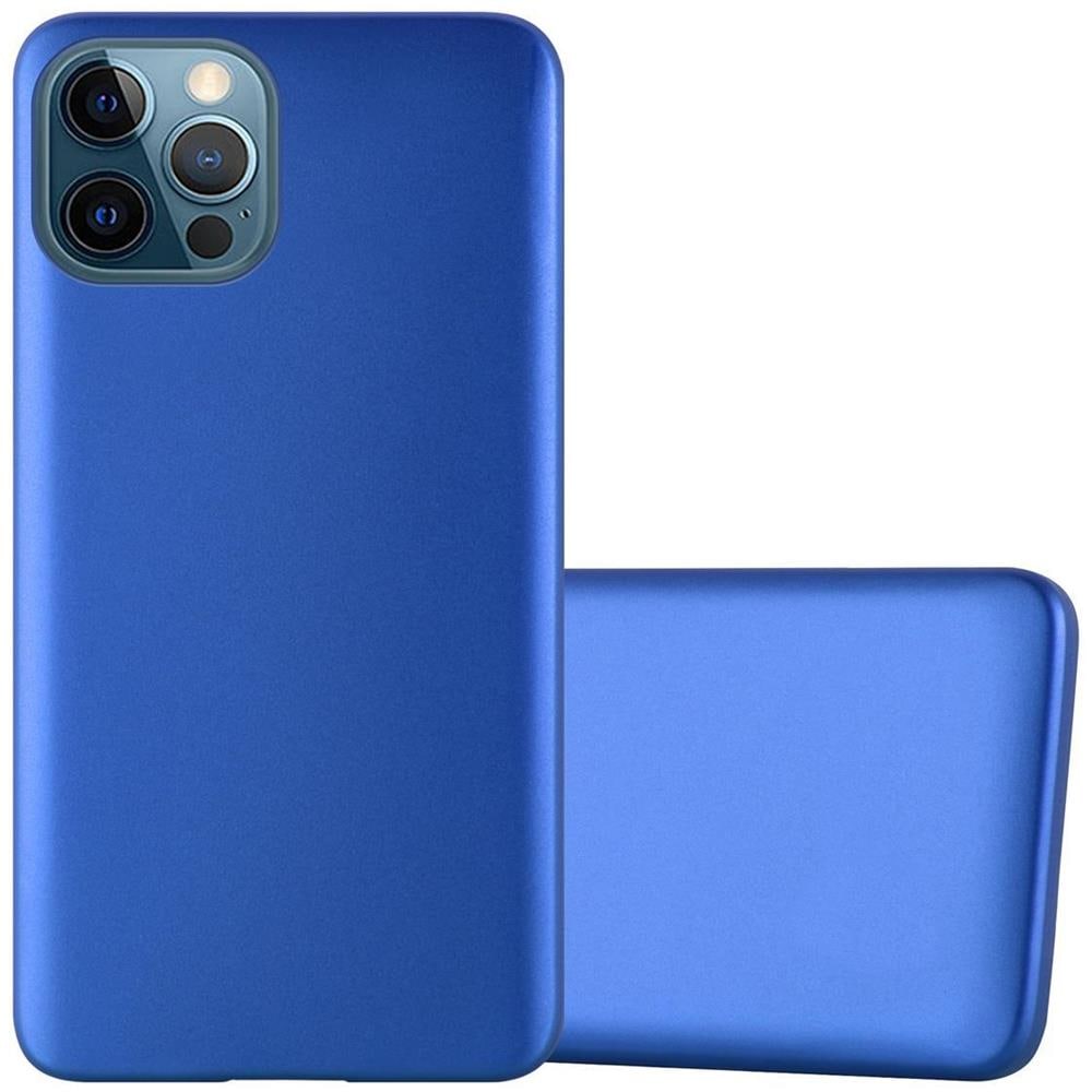 Custodia Compatibile Con Apple Iphone 12 Pro Max In Blu Metallico - Coperchio Protettivo In Silicone Tpu Flessibile - Foto 1