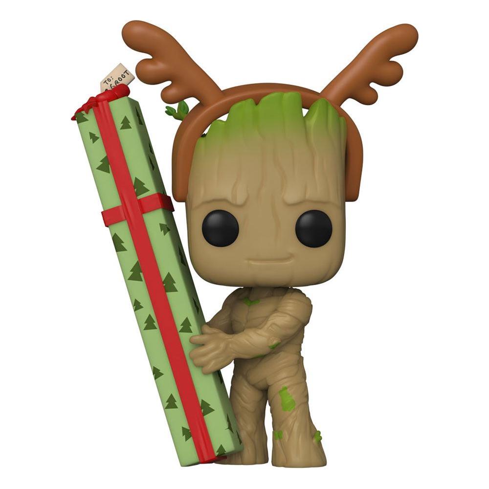 Guardians Of The Galaxy Holiday Special Pop! Heroes Vinyl Figure Groot 9 Cm - Foto 1