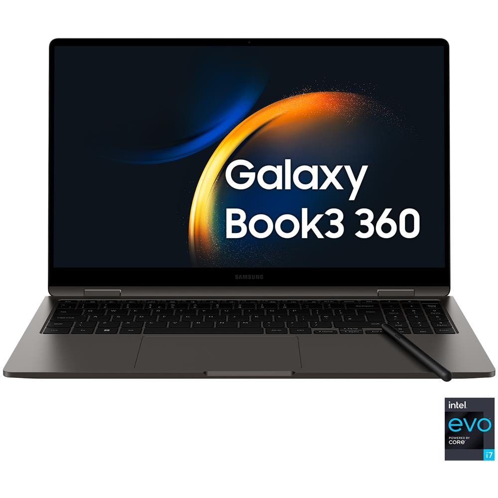 Convertibile 2 in 1 Galaxy Book3 360 NP754QFG-KA1IT Monitor 15.6" Full HD Touchscreen Intel Core i7-1360P Ram 16GB SSD 512GB 2 x USB 3.2 Windows 11 Pro - Foto 2