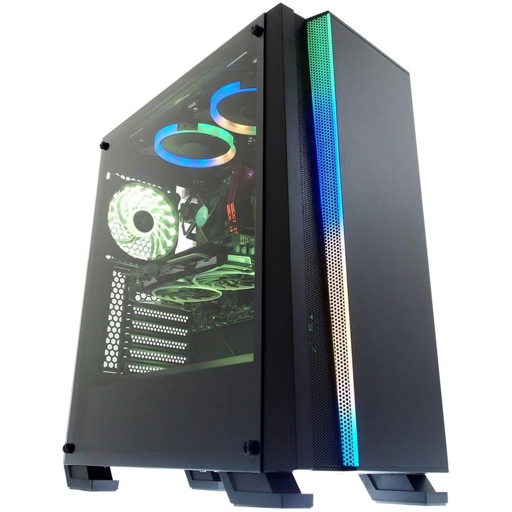 Case Wizard 4 Midi Tower Micro-ATX / Mini-ITX 2 Porte 2x USB 2.0, 1x USB 3.0, Colore Nero - Foto 1