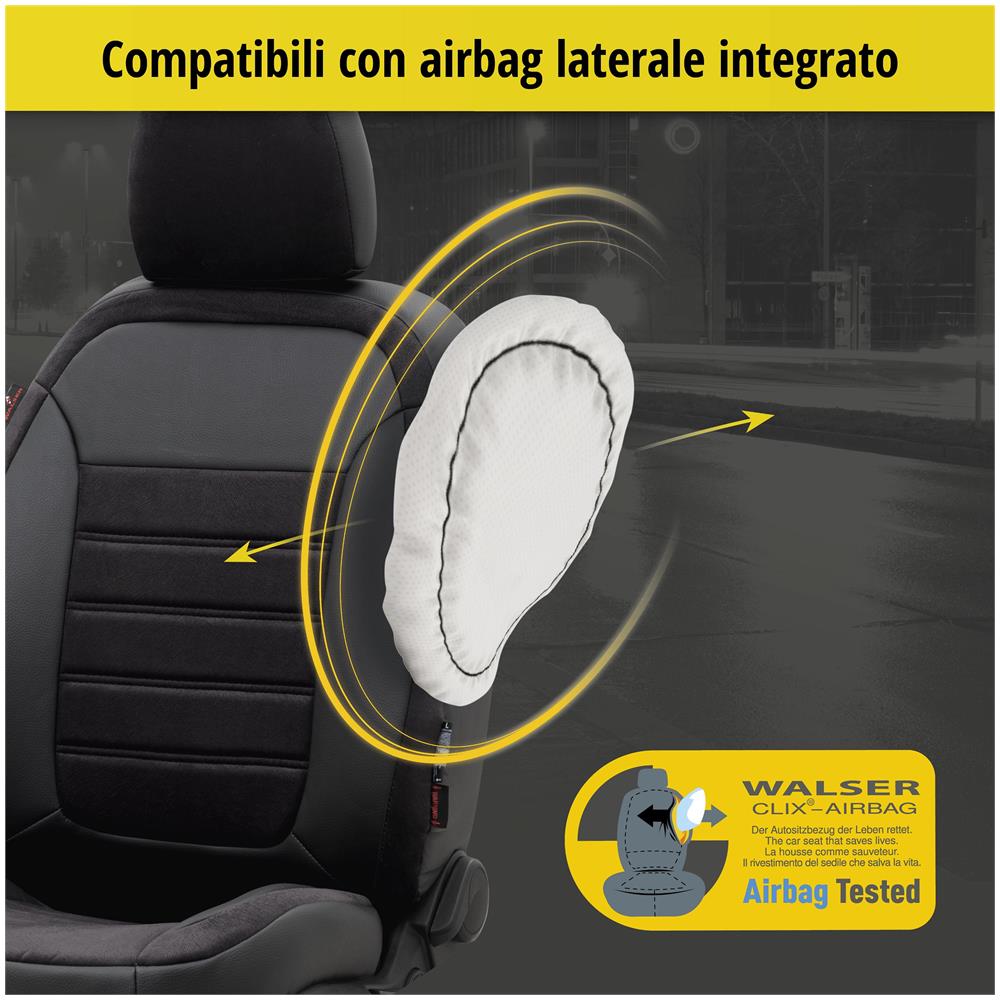 Coprisedili Bari Per Audi A3 2012-oggi, 2 Coprisedili Singoli Per Sedili Normali - Foto 2