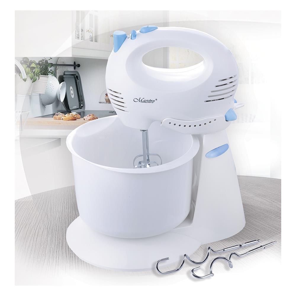 Feel-Maestro MR554 sbattitore Sbattitore con base 300 W Blu, Bianco - Foto 2