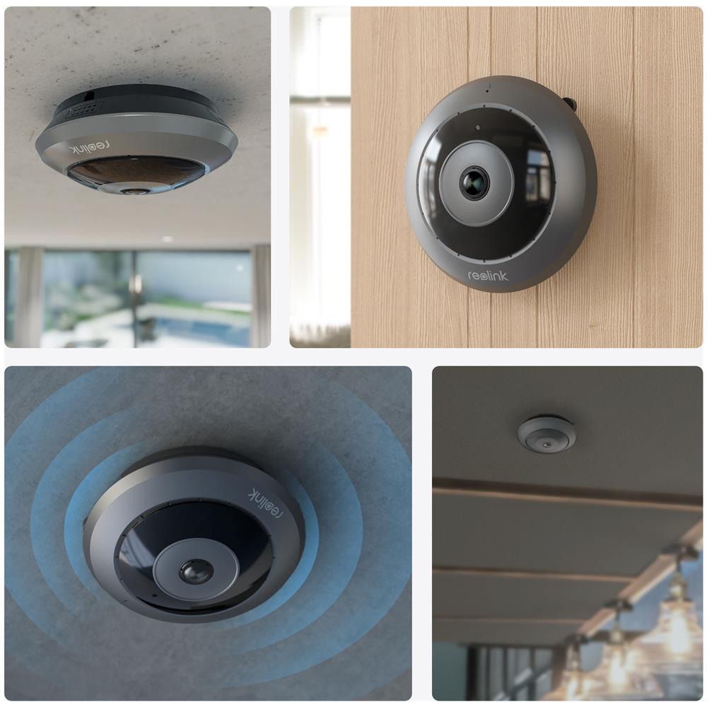 Fisheye Series W520 Telecamera di sicurezza IP Interno 2560 x 2560 Pixel Soffitto /muro - Foto 2