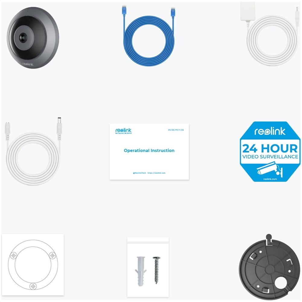 Fisheye Series W520 Telecamera di sicurezza IP Interno 2560 x 2560 Pixel Soffitto /muro - Foto 3