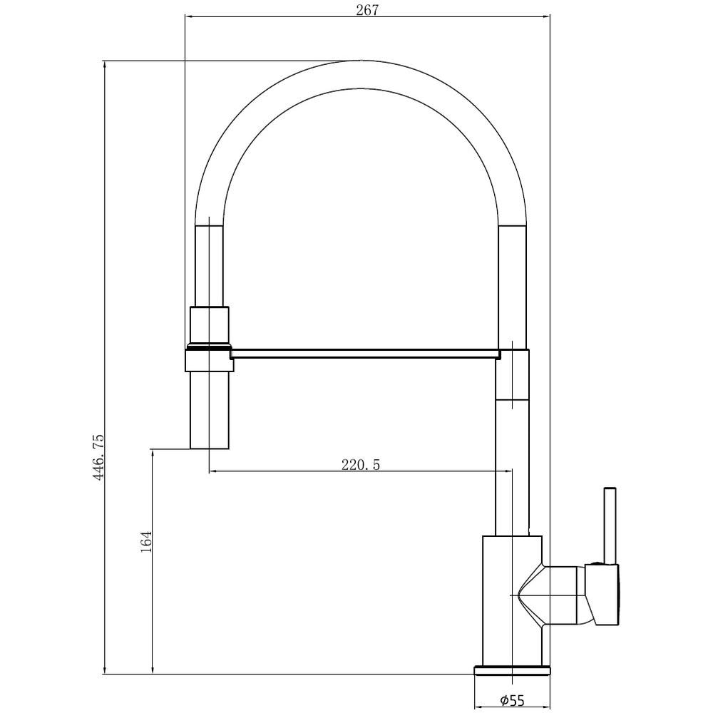 Rubinetto A Bocca Alta Con Doccetta Estraibile - Foto 1