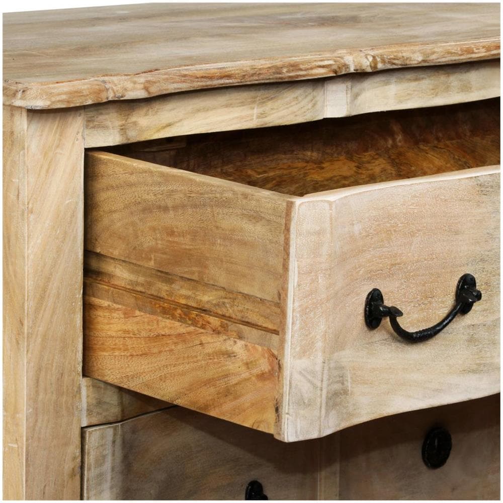 Cassettiera In Legno Massello Di Mango 200x40x90 Cm - Foto 2