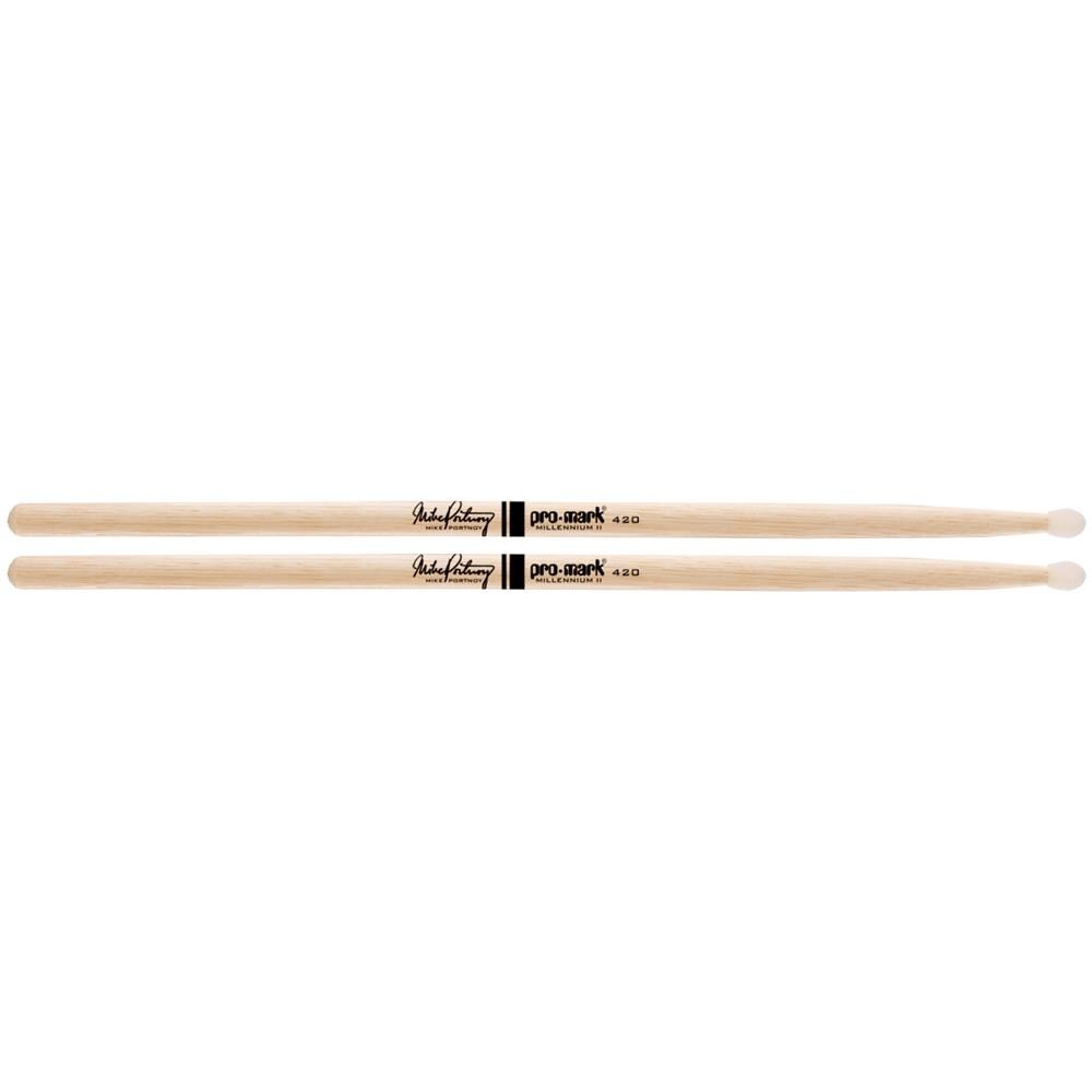 Coppia Bacchette Promark Tx420n M. portnoy P. Nylon - Foto 1