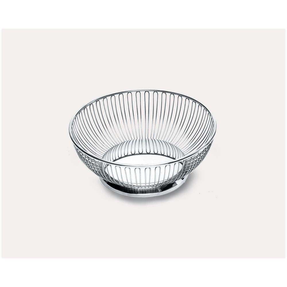 826/20 Cestino Rotondo A Filo In Acciaio Lucido - Foto 1