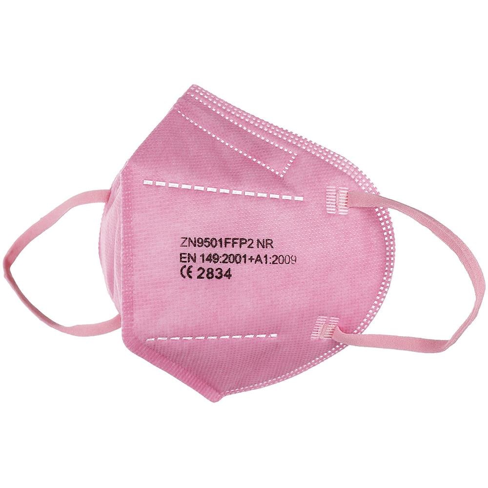 10 X Kn95 Ce 2834 Mascherine / Ffp2 Maschera 5 Strati Filtro Respiratore Mascherina Protezione - Rosa - Foto 2
