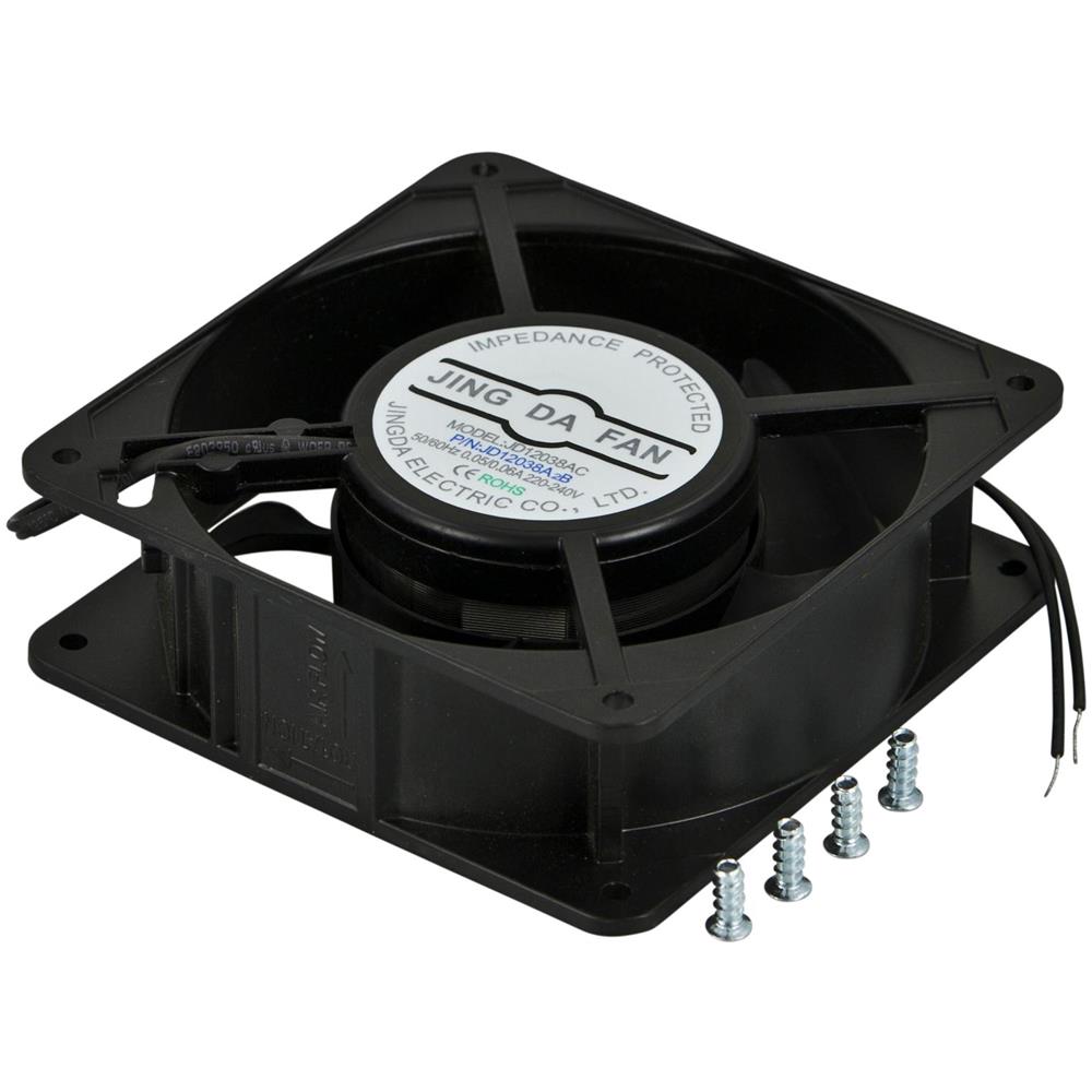 , Ventilatore Con Cuscinetto A Sfera, 120x120x38mm, 220-240v, Nero - Foto 1
