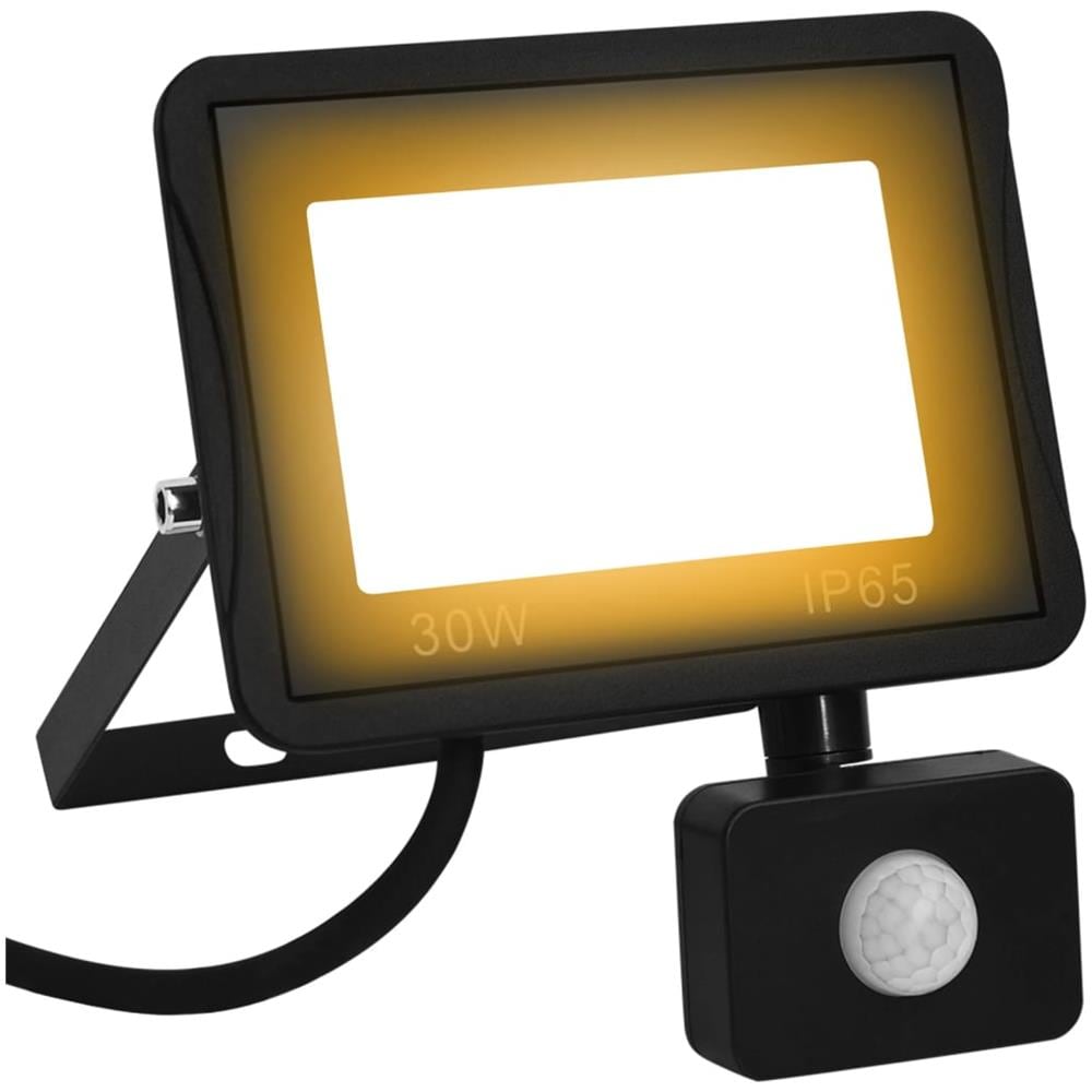 Faretto A Led Con Sensore 30 W Bianco Caldo - Foto 1