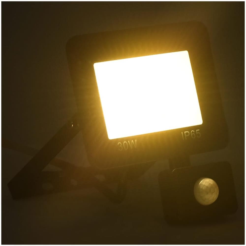 Faretto A Led Con Sensore 30 W Bianco Caldo - Foto 2