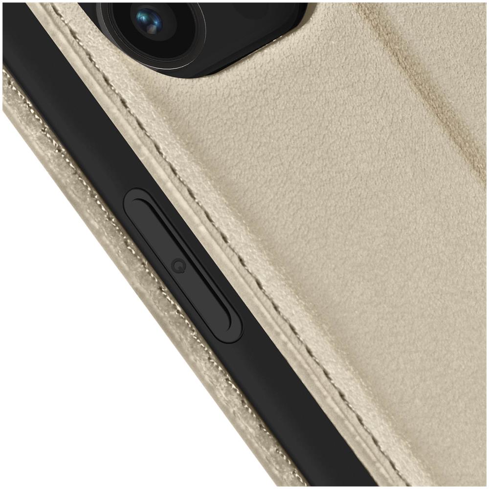 Custodia Per Iphone 15 Pro Max Portafoglio Funzione Supporto Video Oro - Foto 5