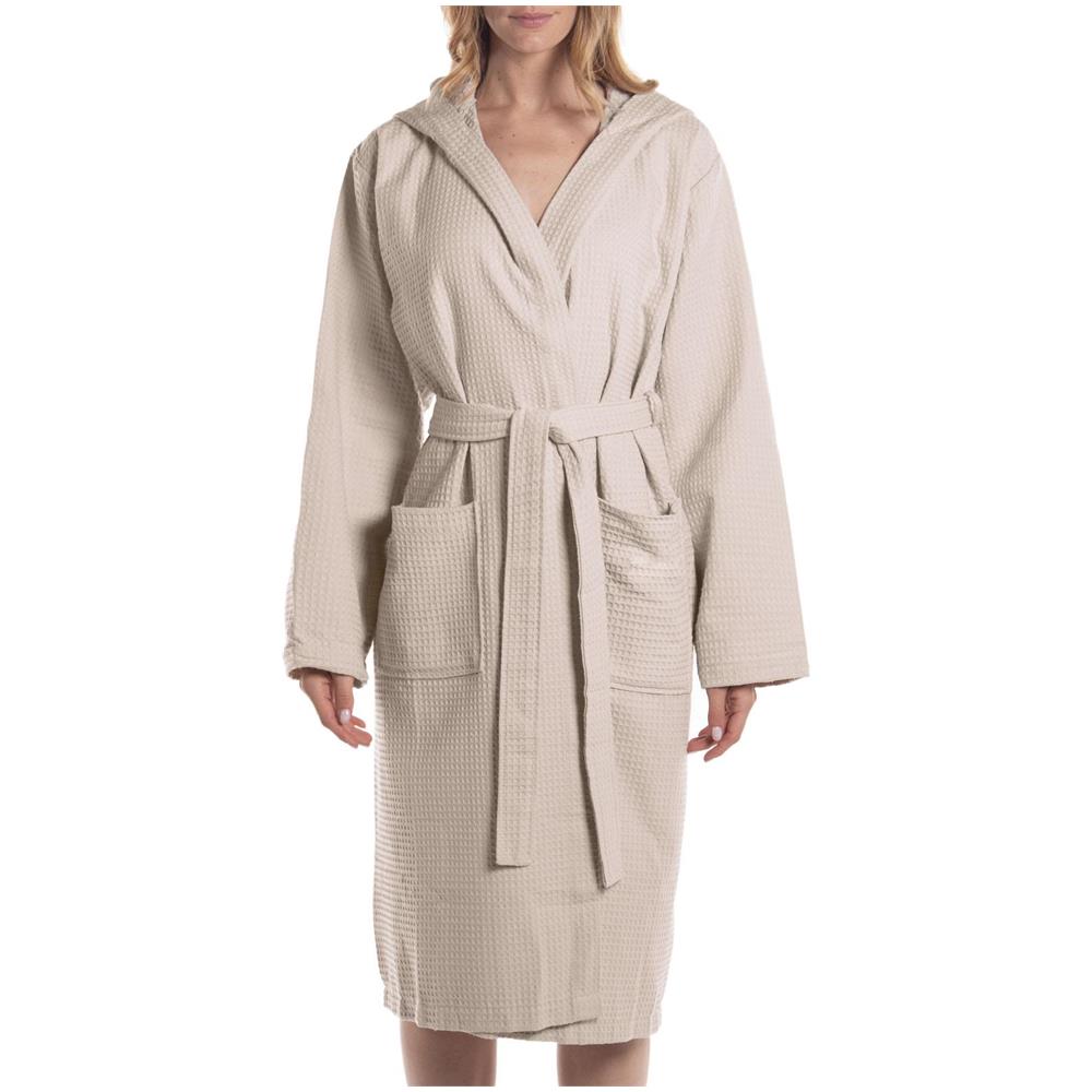 Accappatoio Con Cappuccio Spugnissima Polo In Cotone Colore Incolore Misura M - Foto 1