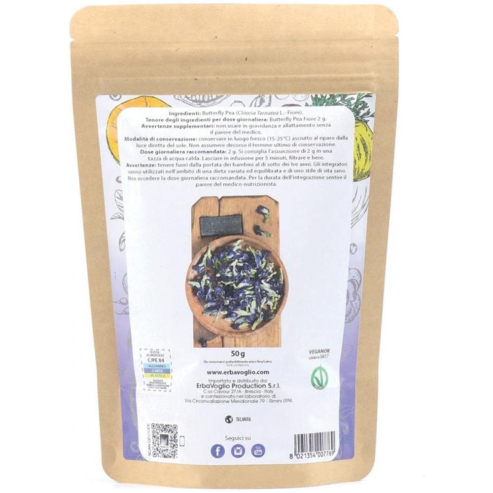 Butterfly Pea Te' di Fiori 50 g - Foto 1