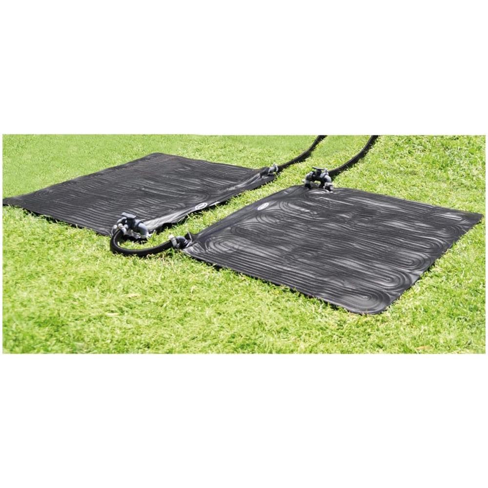 Tappeto Solare Termico 2 Pz Pvc 1,2x1,2 M Nero 28685 - Foto 2