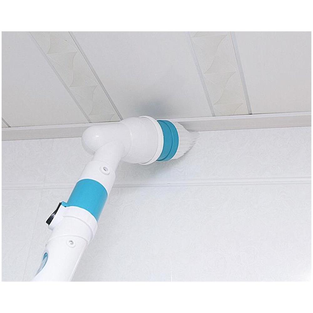 Spazzola Elettrica Rotante Hurricane Spin Scrubber Con 3 Spazzole E Asta Componibile - Foto 9