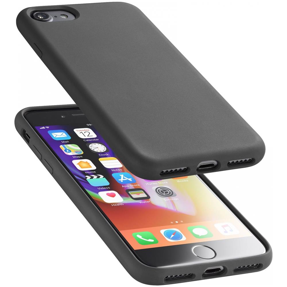 Custodia Soft Touch iPhone 8/7 colore Nero - Foto 3