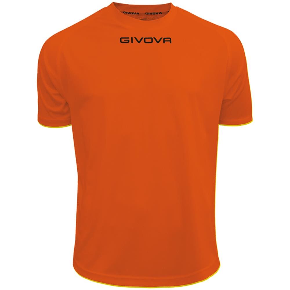 T - Shirt Givova One Givova Arancio Corsa Sport Uomo Staff Running Jogging Allenamento Relax Calcio Calcetto Torneo Scuola Sport - Taglia 4xl - Foto 1