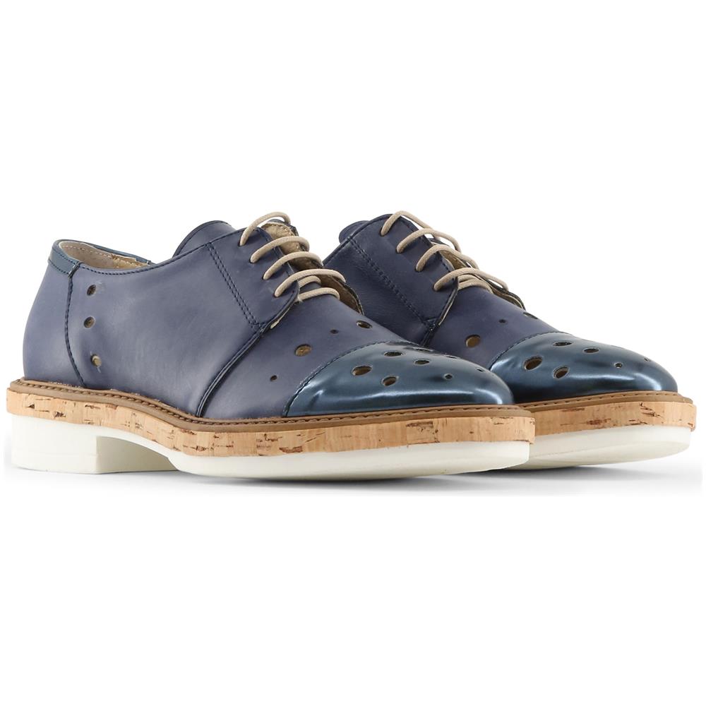 Scarpe Stringate Donna Colore Blu Letizia blu Taglia 37 - Foto 3