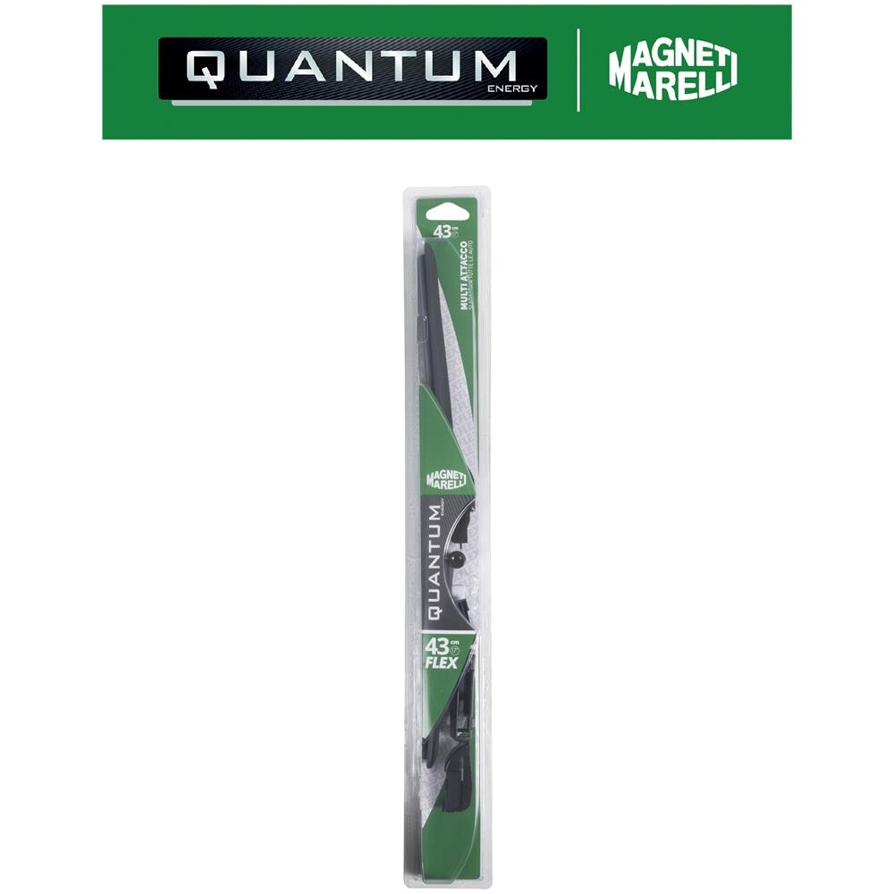 Spazzola Tergicristallo Auto Flex 45cm - 18"" Parabrezza Attacco Universale - Foto 1