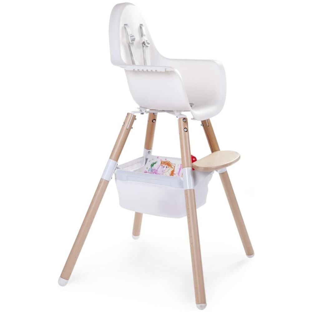 Contenitore Portaoggetti Per Seggiolone In Rete Bianco - Foto 2