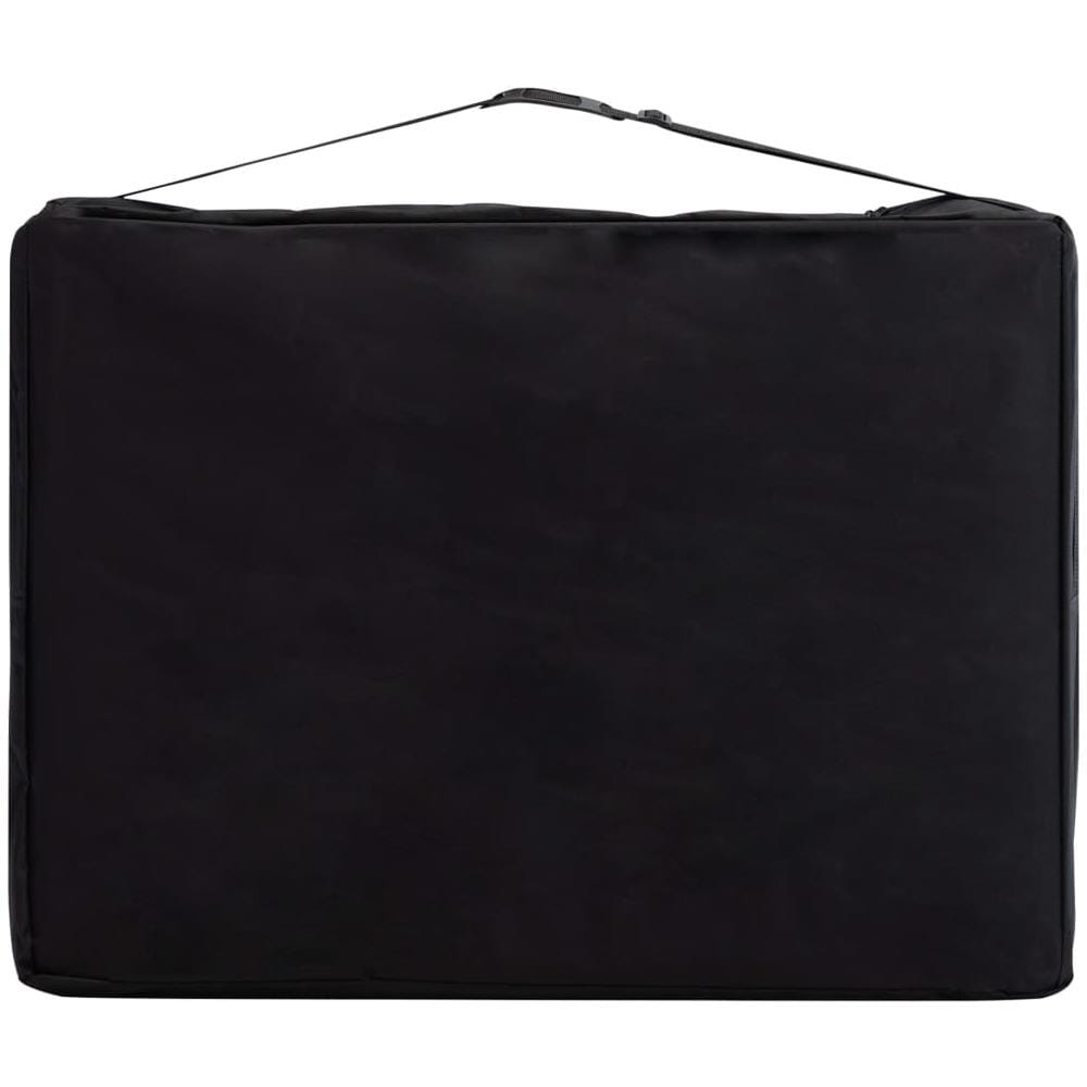 Lettino da Massaggio a 2 Sezioni in Legno Viola Vino - Foto 2