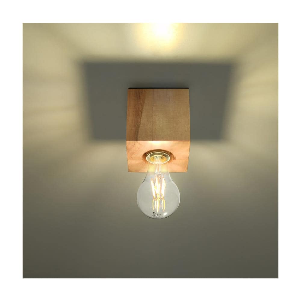Downlight Da Superficie Flush Light In Legno Naturale E27 - Foto 2