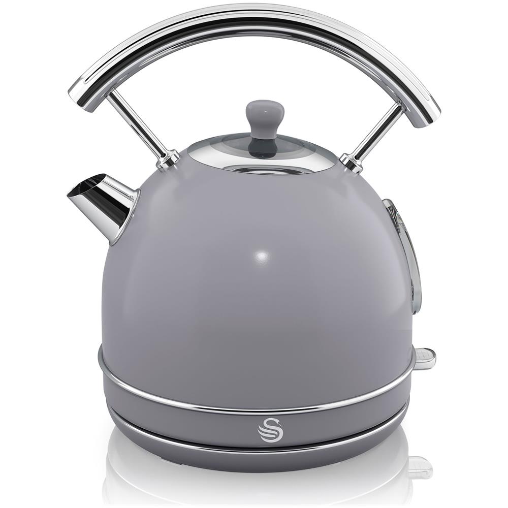 Set Per La Colazione Bollitore 1,8l Tostapane Senza Fili 2 Fette Larghe Colore Grigio - Foto 2