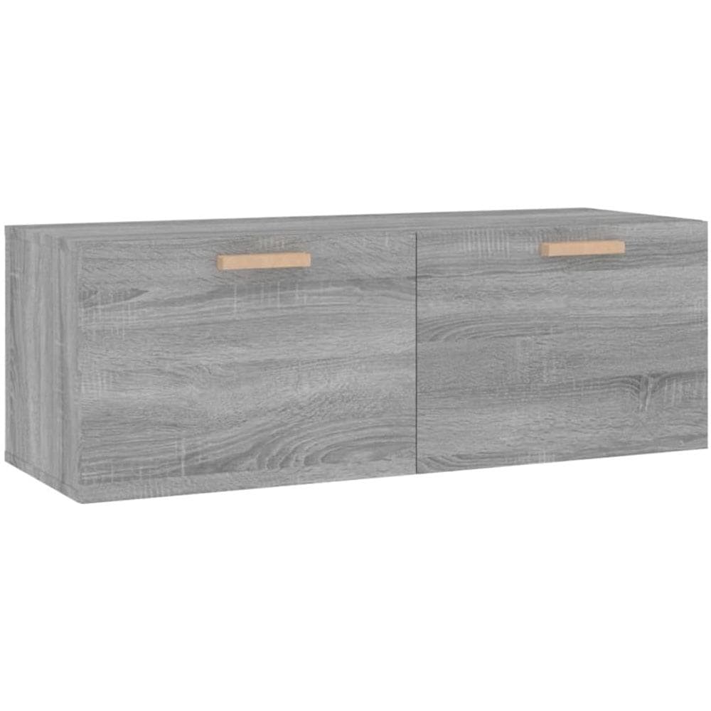 Mobile Pensile Grigio Sonoma 100x36,5x35 Cm Legno Multistrato - Foto 2