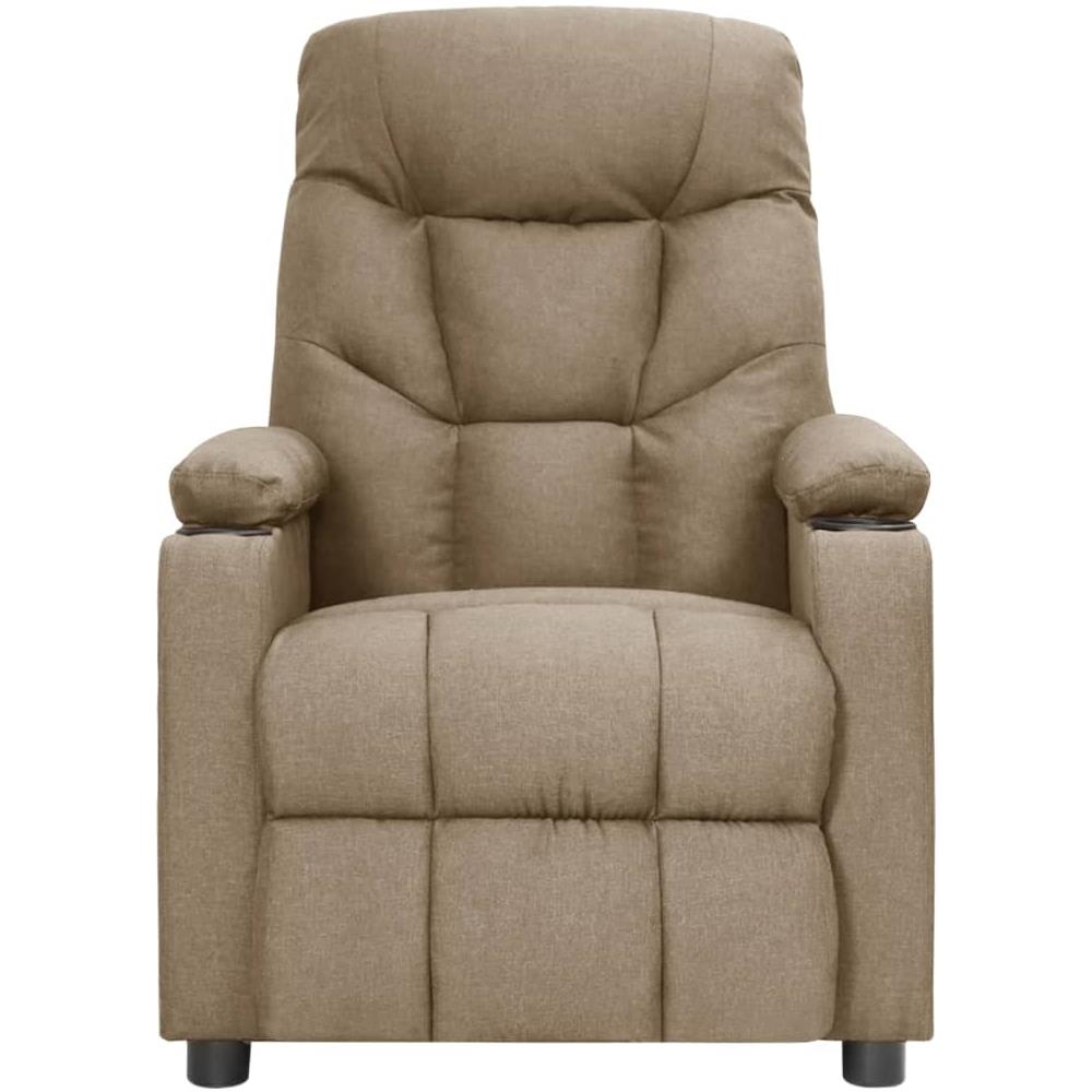 Poltrona Elettrica Reclinabile Tortora In Tessuto - Foto 3