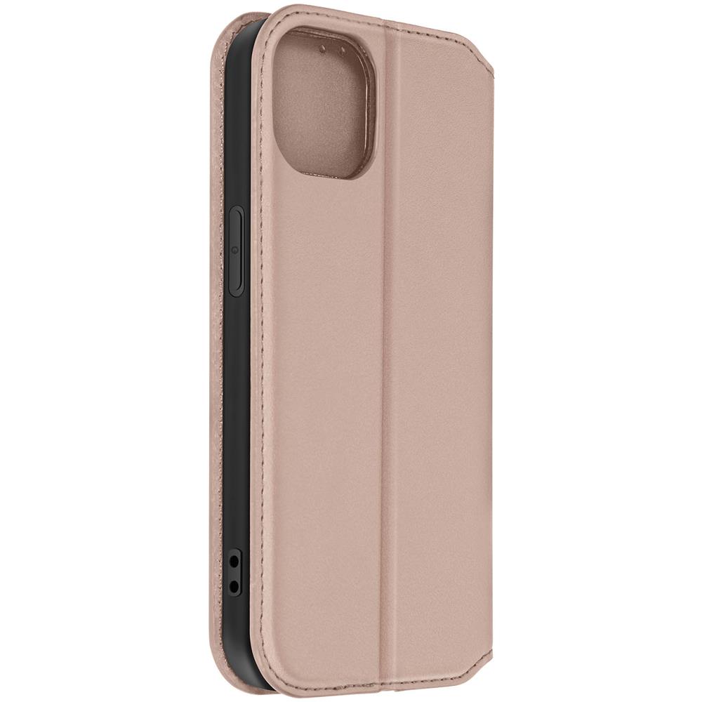 Custodia Per Iphone 15 Plus Portafoglio Funzione Supporto Video Rosa - Foto 2